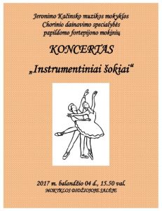 Istrumentiniai šokiai afiša