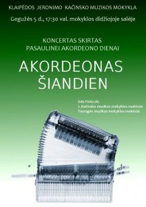 Koncertas akordeono dienai