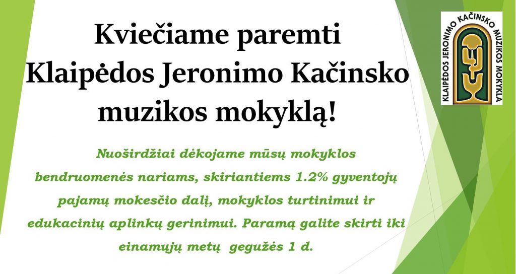 2 proc. skelbimas
